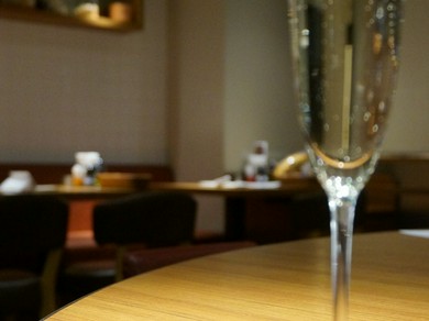スパークリングワインで乾杯!!