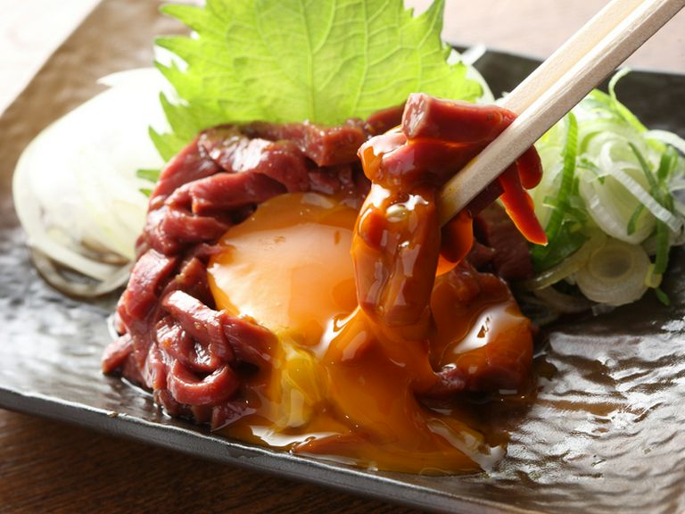 鮮度抜群の『牛ハツユッケ』