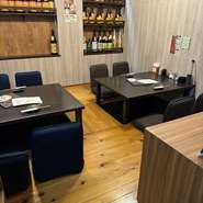 最大10名様までの掘りごたつのお席です。