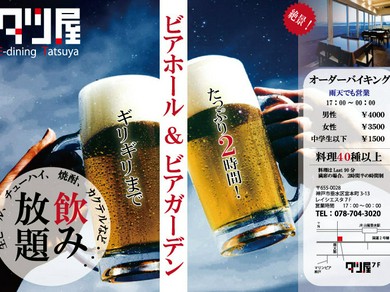 垂水でビアガーデン
