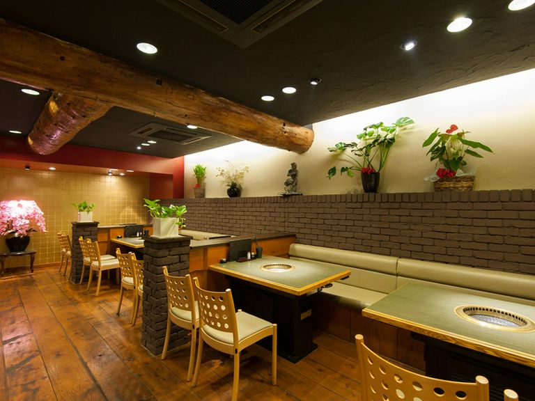 清潔感あふれる店内