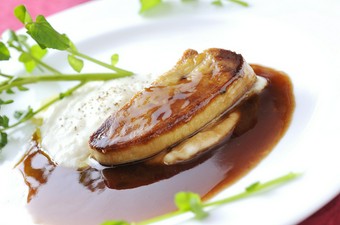 フランス産高級フォアグラのソテー