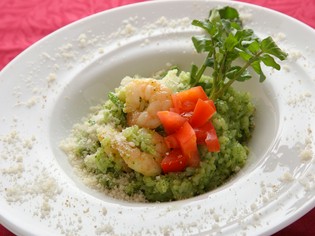 『クレソンのグリーンリゾット』をぜひ、味わってほしい