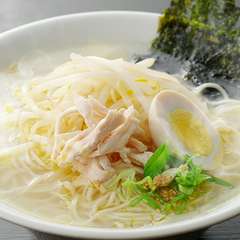 湯布院朝霧しゃも塩ラーメン