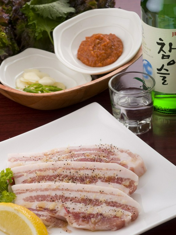 食べ応え十分『サムギョプサル』