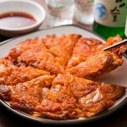 サクサクもちもち！韓国酒との相性バッチリのチヂミ