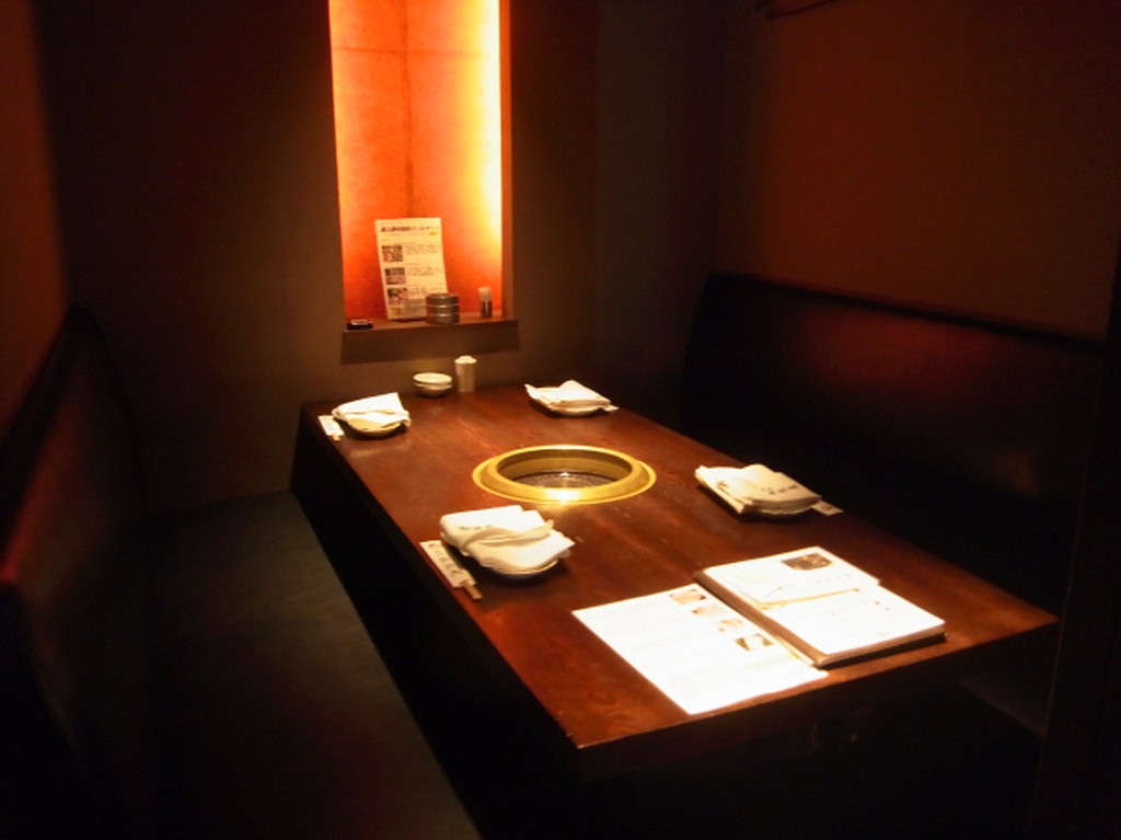 プライベート空間を大切にした個室は、接待や会食に最適