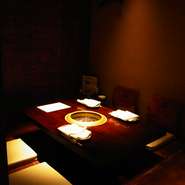 用途に合わせて、さまざまなタイプの個室を用意