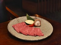 松阪牛ランプの一枚焼き ひとり1枚！
ライスは三重県産コシヒカリを使用！