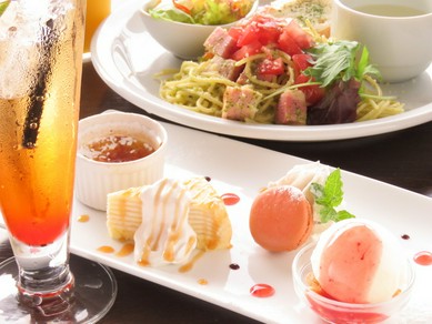 休日の選べるパスタランチ