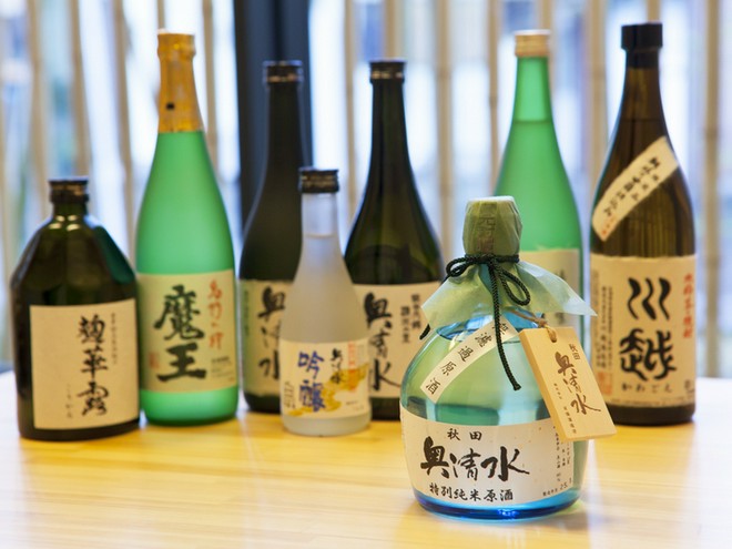 日本酒にこだわっている