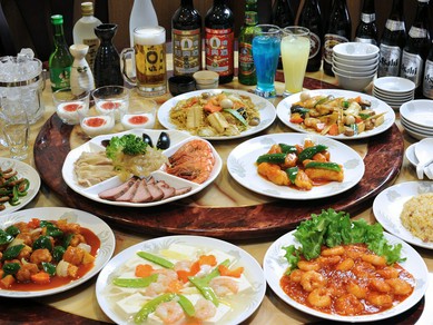 2500円から本格中華が楽しめるコース！飲み放題メニューあります