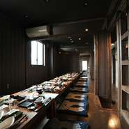 リーズナブルな価格から揃うコース料理は、シーンに合わせて楽しむことができるお得なプラン。種類豊富な飲み放題も付けられます。少人数でしっとりと、大人数で賑やかに、幅広く利用できるお店です。