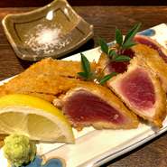 塩とわさびでどうぞ。