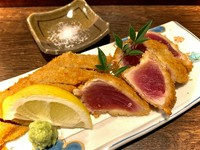 塩とわさびでどうぞ。