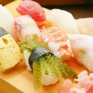 新鮮なネタの『にぎり寿司』