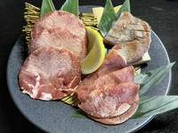 おすすめのタンが日替わりで楽しめます