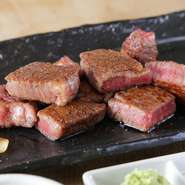 牛肉の中でもランクの高い宮崎牛です。品質のよいヒレ肉のおいしさを堪能できます。