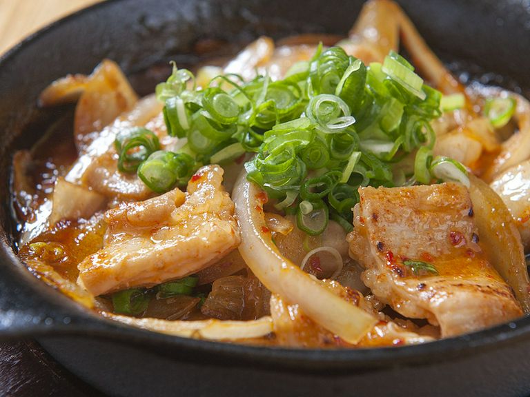 ホルモン味噌焼き