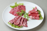 黒毛和牛カルビ／国産牛ロース／サガリ