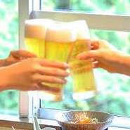 プレミアムモルツ、ワイン各種、日本酒地酒もＯＫ！
究極の飲み放題です。
120分はL.O.のお時間です。お席は150分となります
