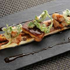 濃厚な春野菜の料理『佐賀県産ホワイトアスパラのムニエル』