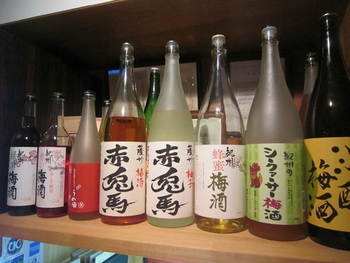 ＜梅酒＞岡山県外の銘柄も多数取り揃えております。