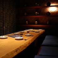 お店の入り口付近に8～12名様用のＶＩＰ席があります。
プライベート空間なので女子会、合コン、小宴会などにおすすめです！