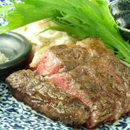 広島、佐賀、宮崎その日の一番を毎日目利き、上質な和牛ロースステーキ