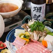 魚から肉から野菜までこだわりを持ってご提供させて頂いております。
