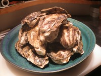 当店では　ポン酢でわなく　オリーブオイルとレモンで食べてください。