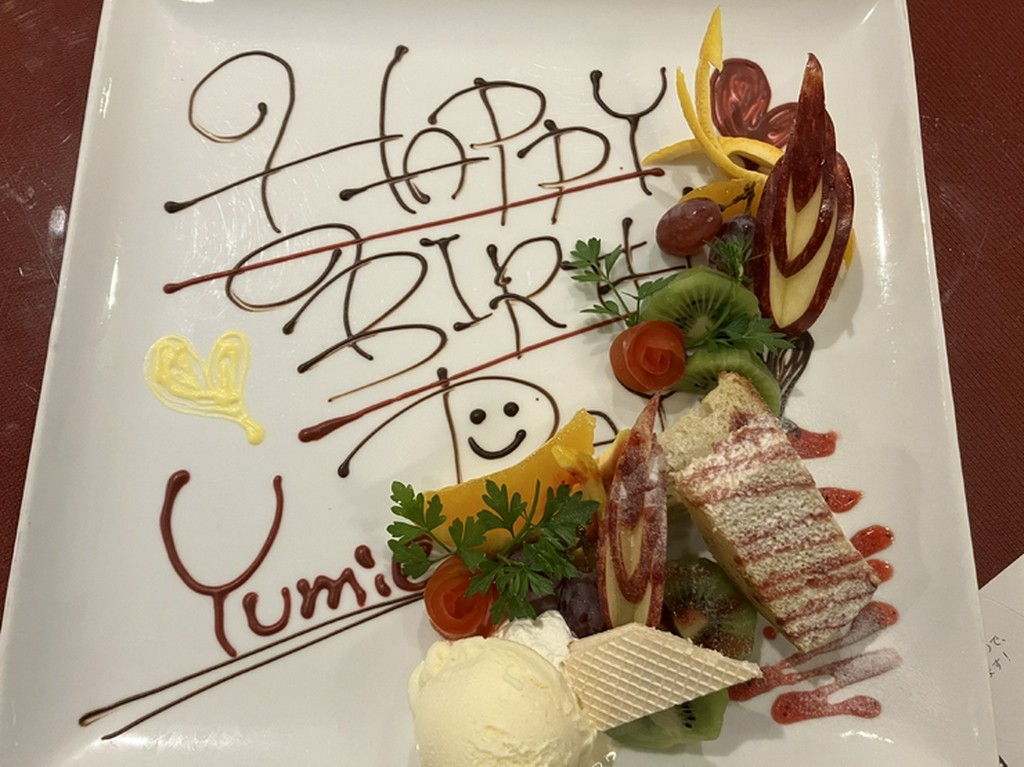 バースデーケーキプレート承ります！