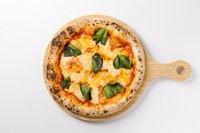 ピザと言えばコレ。ふわもちの生地に爽やかな自家製バジルとモッツァレラチーズ。シンプルイズベスト。(テイクアウト 1200円)
