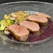 ハンガリー産　鴨肉　炭火焼ステーキ＆旬の焼野菜