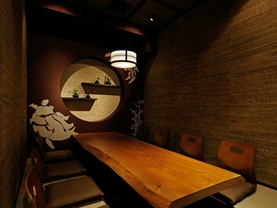 ゆっくりとくつろげる個室で和みの宴を