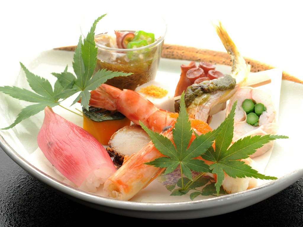 『風懐石』の料理、八寸。一つ一つの料理に心がこもっています