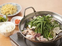 ・もつ鍋一人前
・辛子明太子
・枝豆
・小ご飯
・半ちゃんぽん麺