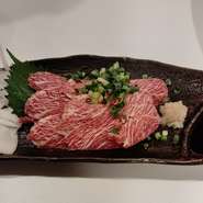 オーナーが鮮度にこだわった一品。独自の方法で保管してあるため、いつでも美味しいまま存分に味わえます。