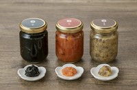 黒毛和牛肉味噌100g
玄海産海苔佃煮100g
特製ほぐし明太子100g