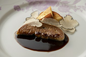 『フォアグラの鉄板焼』