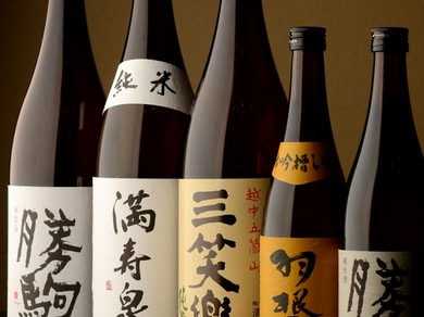 『勝駒』『満寿泉』など、富山の地酒をお見逃しなく