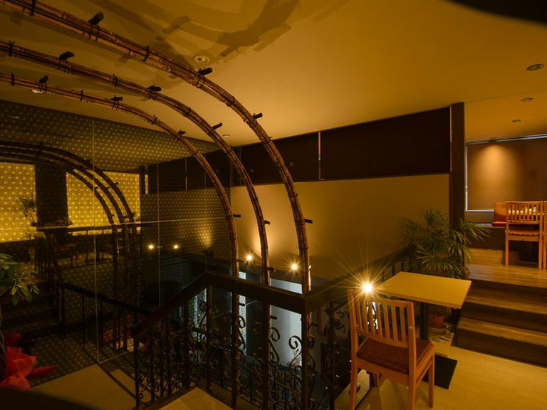 落ち着ける雰囲気の店内