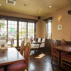 自然の光が差し込む明るい店内