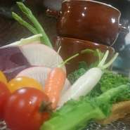 旬の美味しい野菜を楽しむヘルシーメニュー