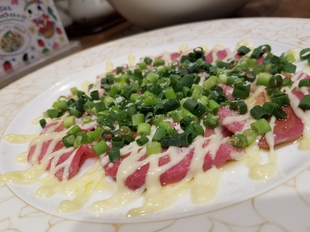 黒毛和牛のカルパッチョ(低温調理)