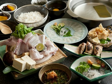 白子料理付 フルコース　7000円