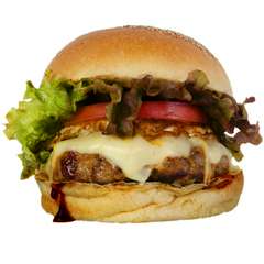 肉の厳選に自信あり。パンにも高級品を使用