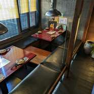 要予約。6名様から～１０名様までの小宴会も可能な完全個室。