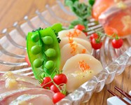 本日のカルパッチョ3種盛り合わせ