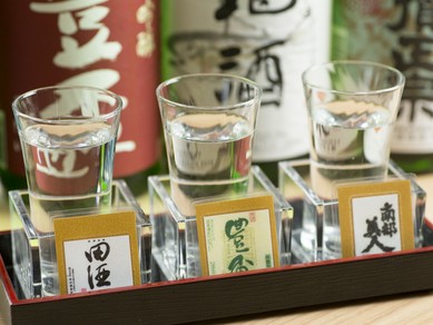 利き酒を楽しめます